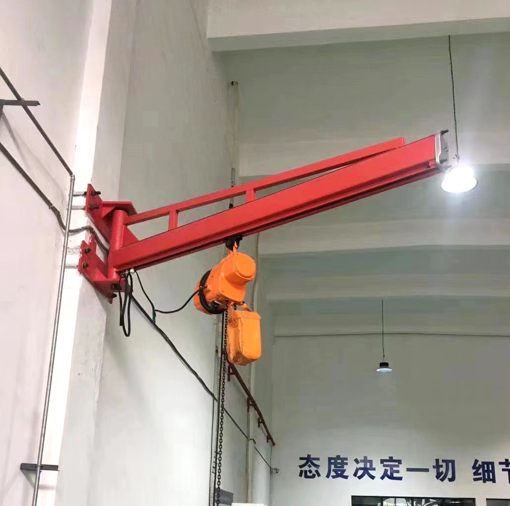 cantilever slewing wall mounted fix jib crane
